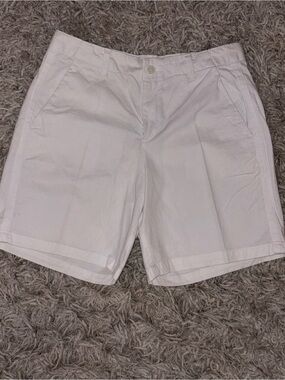 GAP White Girlfriend Chino Shorts